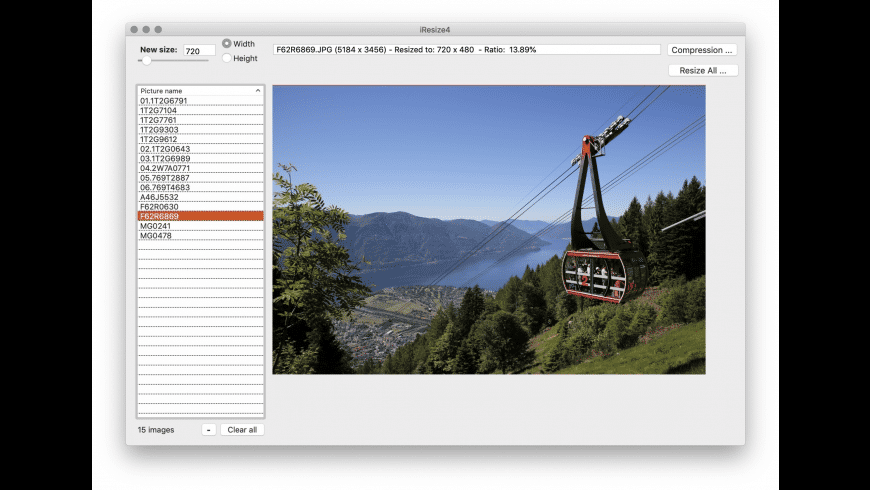 mac app for reducing photo file size